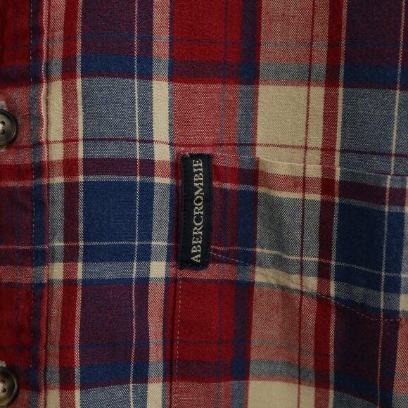1980’s Vintage Abercrombie & Fitch “The Big Shirt” Plaid Button Down Men’s XL - Picture 3 of 9